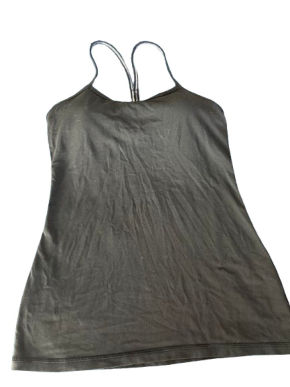 LULULEMON Power Y Tank Top Black Size 6